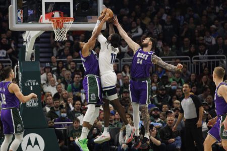 Milwaukee Bucks’ Former 54th Pick Set NBA Record By Punishing Eastern Rivals New York Knicks Sandro Mamukelashvili, Giannis Antetokounmpo