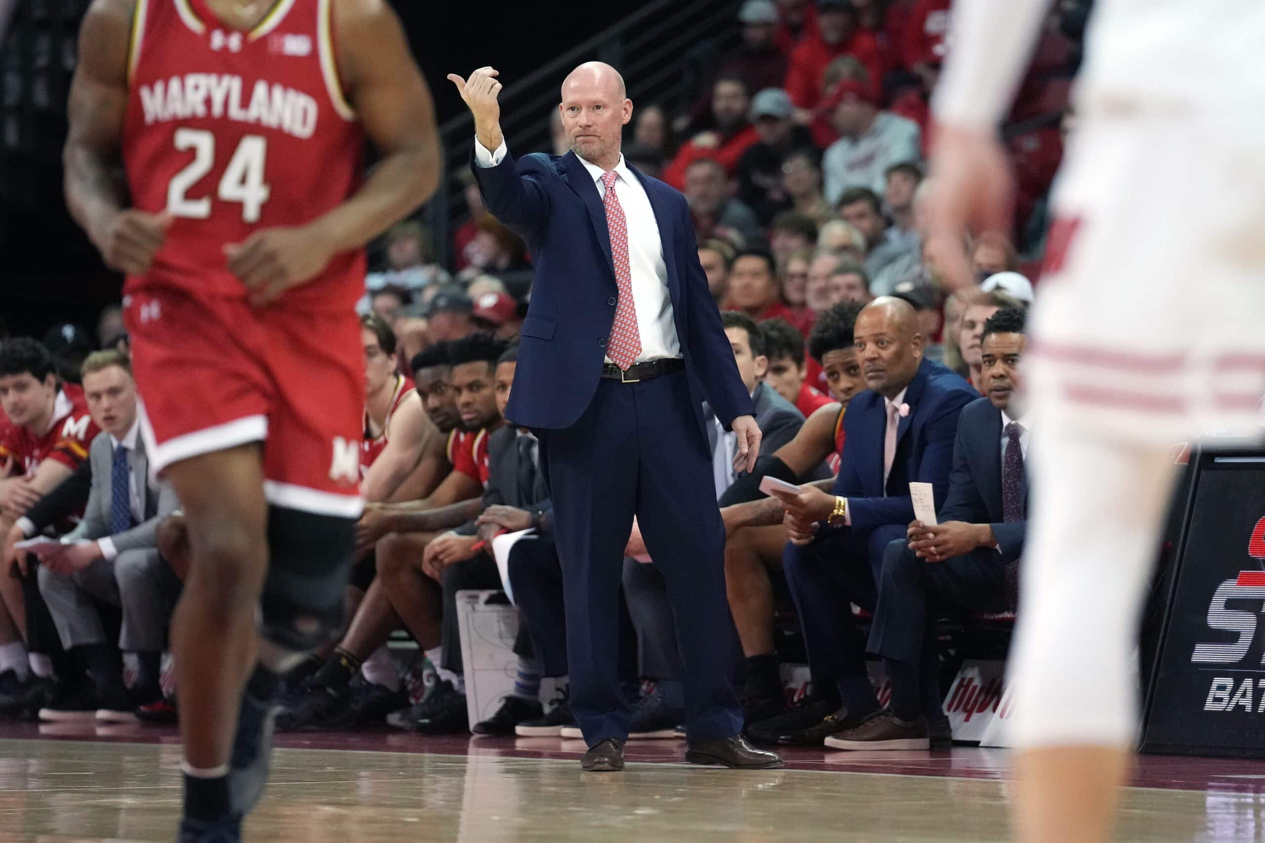 BREAKING: Badgers Big Ten Rival Loses Head Coach To Big East (Report) 2 Feb 20, 2024; Madison, Wisconsin, USA; Maryland head coach Kevin Willard motions to his players during the first half against the Wisconsin Badgers at the Kohl Center. Mandatory Credit: Kayla Wolf-Imagn Images