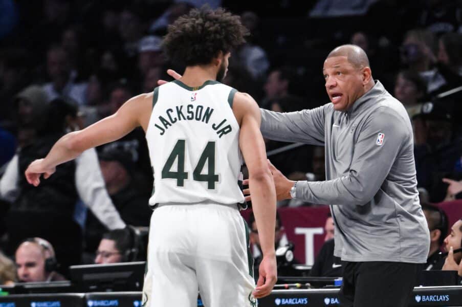 Roster Hole May Force Milwaukee Bucks To Fill Wing Position with Familiar Negative Entering 3rd Season 3 Andre Jackson Jr., Doc Rivers Bucks roster