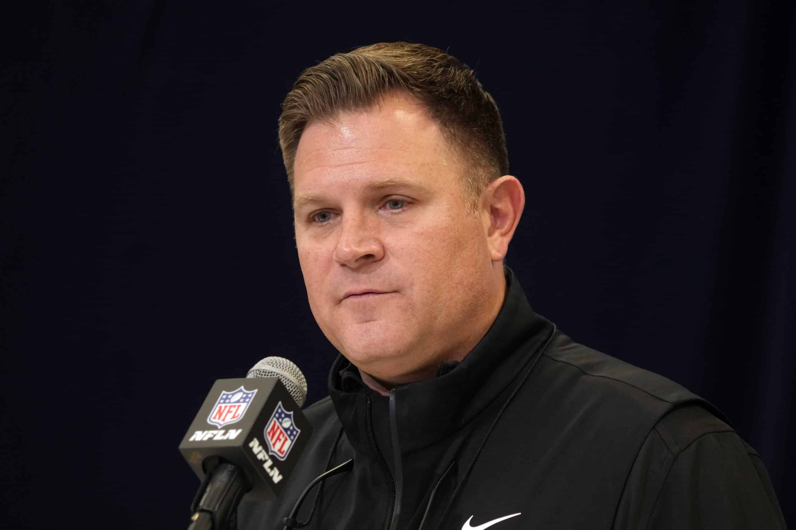 Packers' GM Not Ready To Give Up On Disappointing Player (Report) 1 Feb 25, 2025; Indianapolis, IN, USA; Green Bay Packers general manager Brian Gutekunst speaks during the NFL Scouting Combine at the Indiana Convention Center. Mandatory Credit: Kirby Lee-Imagn Images