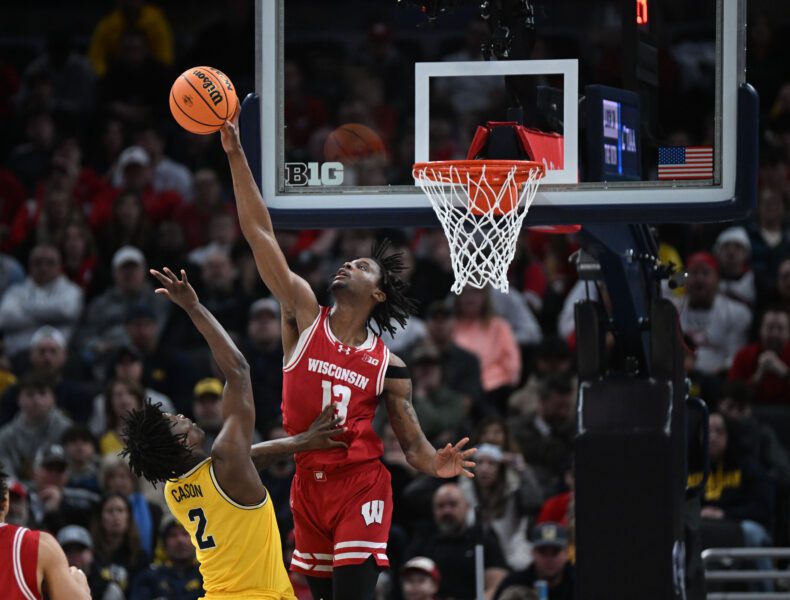 Wisconsin Badgers Basketball: Xavier Amos Delivers Big Time in 1st March Madness; Greg Gard Praises One Area of His Game He Excelled 1 Xavier Amos, Wisconsin Badgers