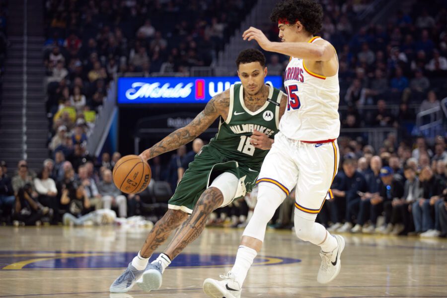 Bucks News: Kyle Kuzma on Their Current Struggle As They Suffer 2nd Blow Out Loss - 'We’re Still Trying to Figure Out Being a Brand New Team' 1 Kyle Kuzma, Milwaukee Bucks, Golden State Warriors