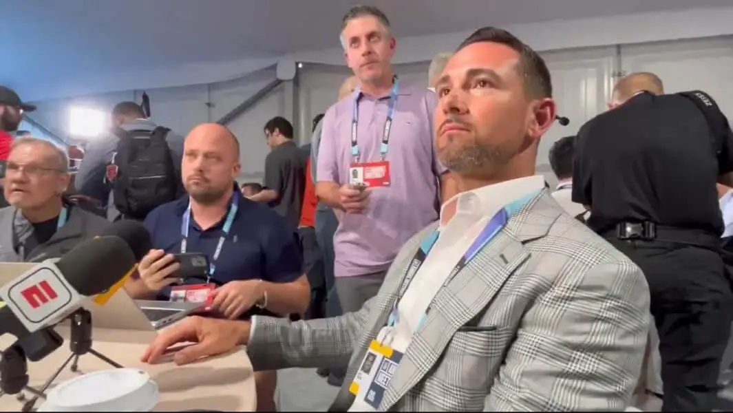NFL News: Lions 70th Pick Takes Wild Shot at Green Bay Packers, Says He Hates Them 'With a Burning Passion' 3 Green Bay Packers head coach Matt LaFleur at the NFL Owners Meeting on 4/1/2025. Via @mattschneidman on Twitter (X)