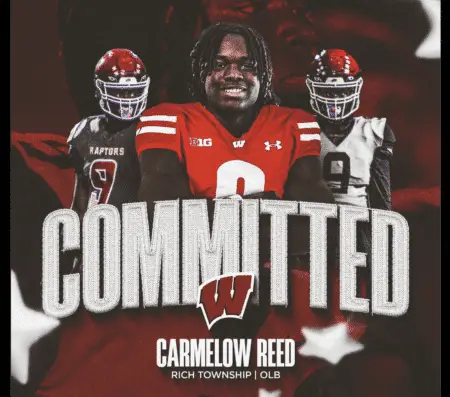 Class of 2026 OLB Carmelow Reed Breaks Down Commitment to Wisconsin Badgers Which He Said His Mother Found Shocking Carmelow Reed, Wisconsin Badgers