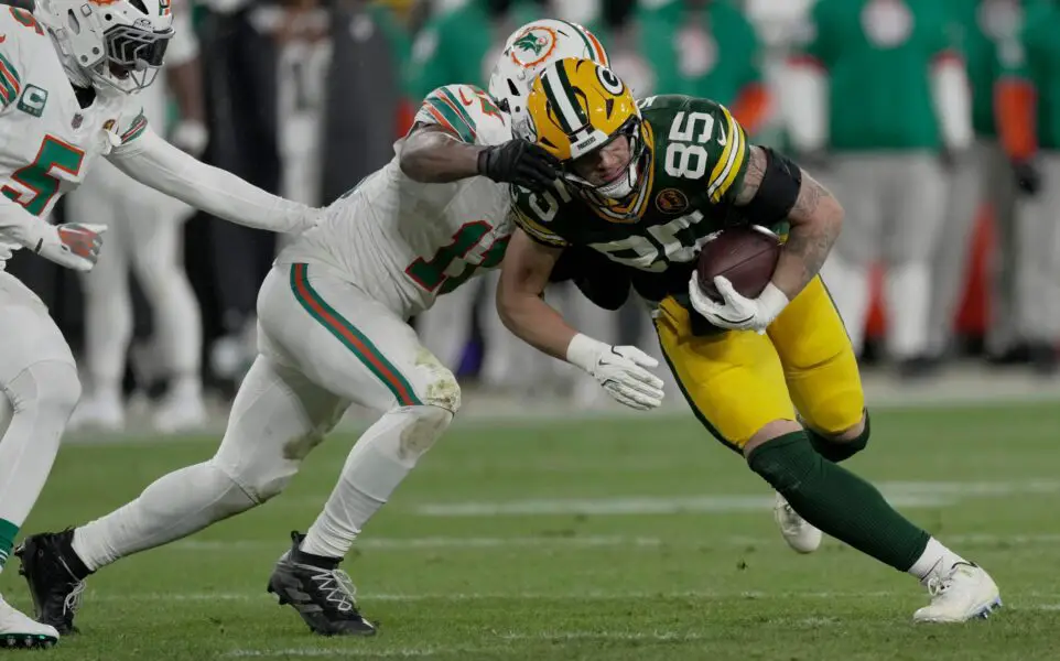"I Don't Ignore It": Green Bay Packers Tucker Kraft Responds To Matt LaFleur's Comments 1 USATSI 25178504 168400517 lowres 1