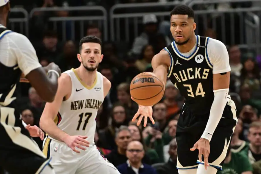 Milwaukee Bucks bench