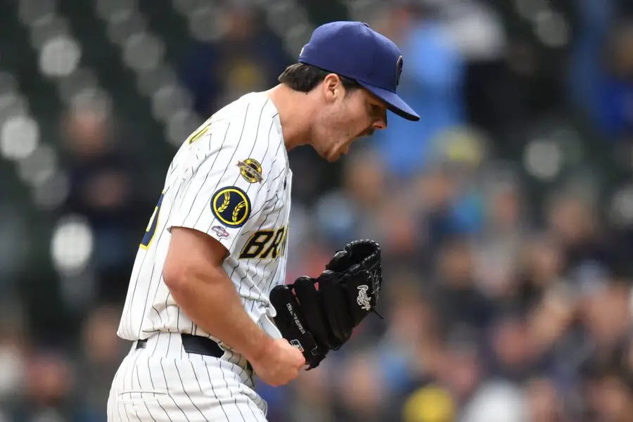 Milwaukee Brewers Demote Promising Pitcher Again After 11-Hit Bludgeoning Vs Twins 2 Logan Henderson, Milwaukee Brewers, Tobias Myers, Brewers News