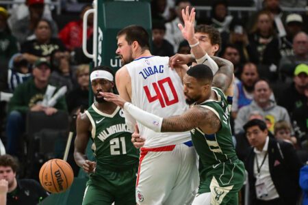 Patrick Beverley, Damian Lillard, Milwaukee Bucks