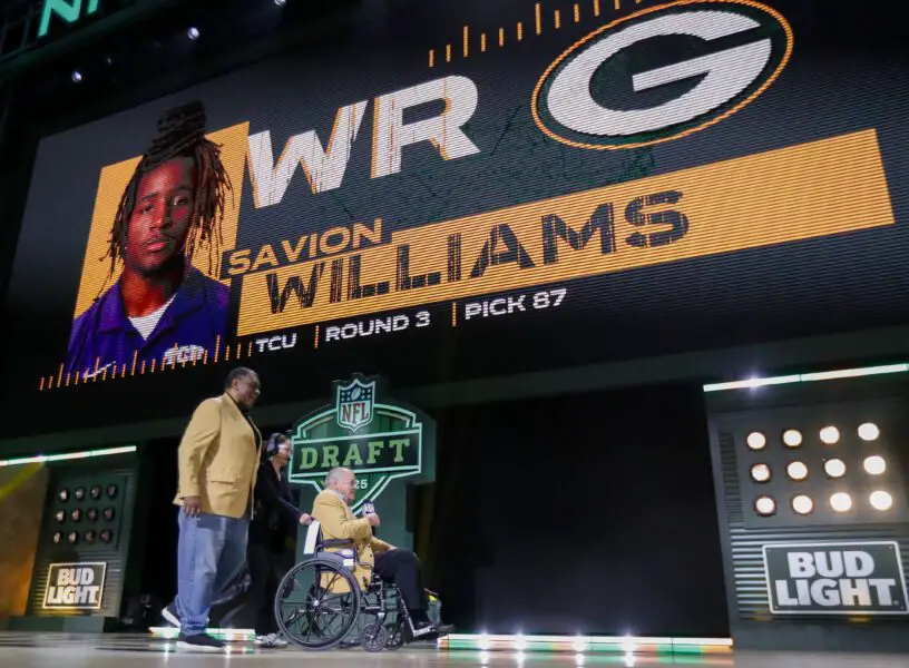 Packers News: 3rd Round Pick Savion Williams Aware of Tough Wide Receiver Competition, Says He's Ready to Learn 1 Savion Williams, Green Bay Packers