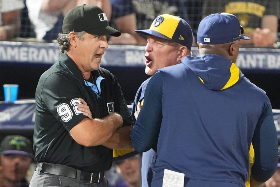 "It's got to be egregious;" Brewers Pat Murphy ejected over another obstruction call 2 Milwaukee Brewers, Brewers News, Brewers vs Rays