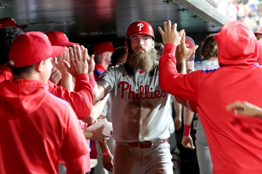 "Feeling Better": Philadelphia Phillies Manager Gives Positive Bryce Harper Injury Update Ahead Of Milwaukee Brewers Series 2 USATSI 26282709 168400517 lowres
