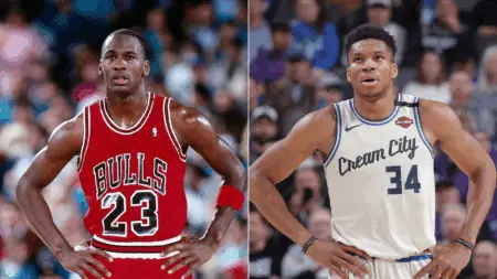 Giannis Antetokounmpo Joins Michael Jordan As Only Player in NBA History With These Accomplishments After 7th-Straight All-NBA First Team Giannis Antetokounmpo, Michael Jordan
