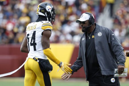 Pittsburgh Steelers head coach Mike Tomlin, George Pickens