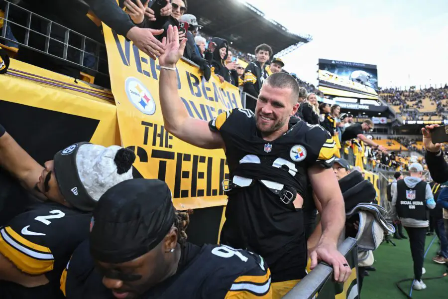 NFL News: Is Wisconsin Badgers Alum T.J. Watt on His Way Out of the Steelers? Mike Tomlin Feels Optimistic as 4-Time All-Pro Member is No-Show in Practice 3 USATSI 24786770
