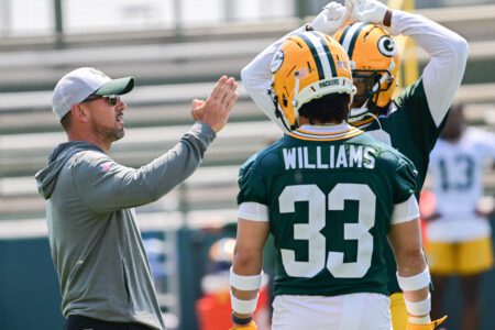 Green Bay Packers head coach Matt LaFleur
