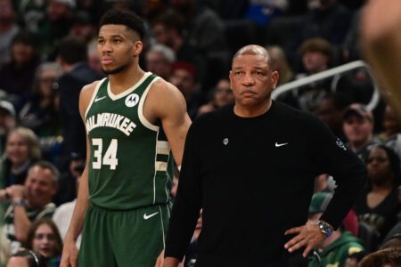 Bucks News: Major Sports Bookie Has Tempered Expectation For Milwaukee for 2025 Despite Big Movements in Offseasons Giannis Antetokounmpo, Doc Rivers, Milwaukee Bucks