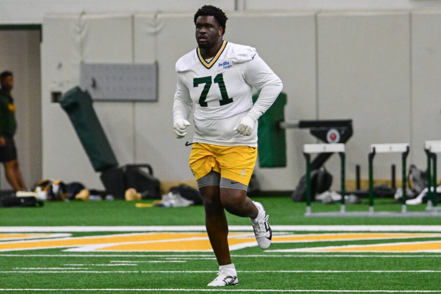 Green Bay Packers: Matt LaFleur Reveals Plan for 2nd Round Pick Anthony Belton Who Some Insiders Thought is Still Raw, Calls Player Versatile 2 USATSI 26426052