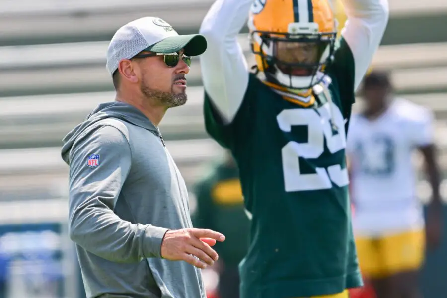 Green Bay Packers: Matt LaFleur Reveals Plan for 2nd Round Pick Anthony Belton Who Some Insiders Thought is Still Raw, Calls Player Versatile 3 Green Bay Packers head coach Matt LaFleur