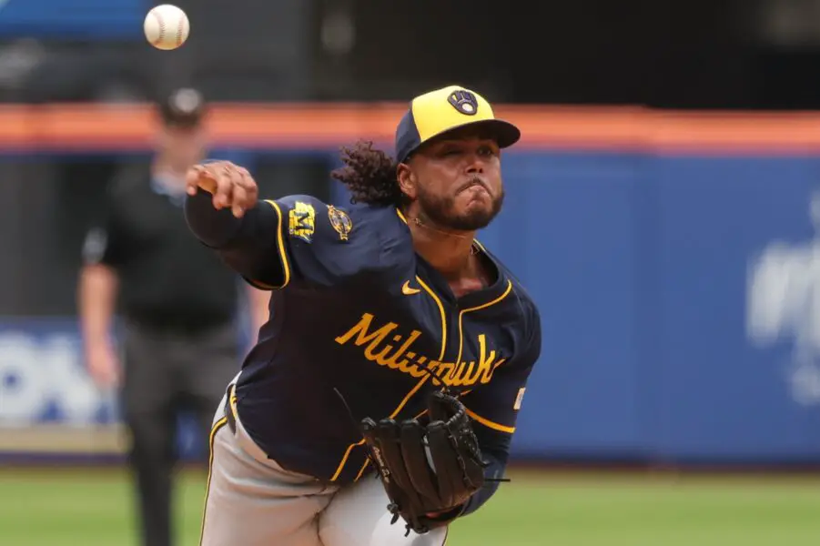 Milwaukee Brewers: Freddy Peralta Gets Honest About How He Felt About Team When They Started 0-4 - 'It Was a Little Hard for Us' 2 Freddy Peralta pitches in Brewers vs Mets
