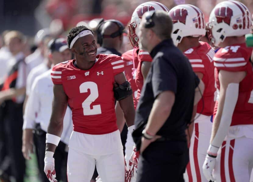 Wisconsin Badgers Football: Coach Paul Haynes Refuses to Name Another CB Starter After Ricardo Hallman But He Got 2 Names He's Sure Will Play This Season 3 USATSI 24416813