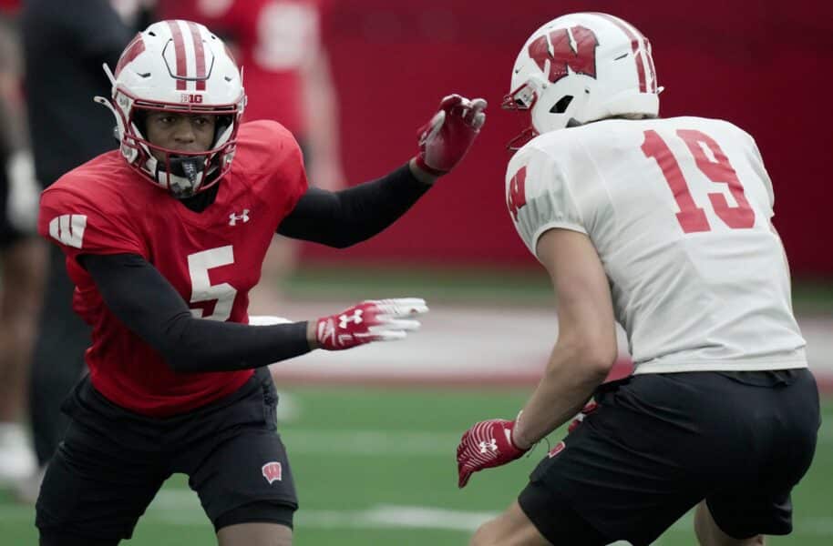 Wisconsin Badgers Football: Coach Paul Haynes Refuses to Name Another CB Starter After Ricardo Hallman But He Got 2 Names He's Sure Will Play This Season 2 D'Yoni Hill