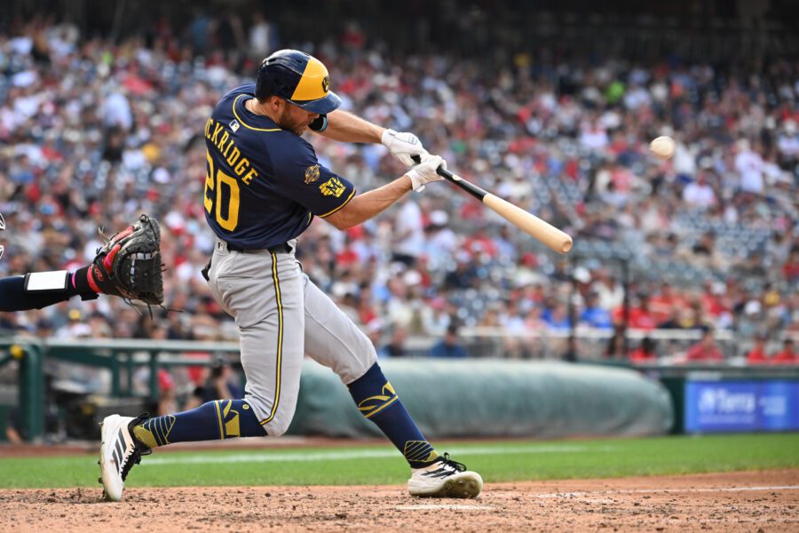 Brewers NLDS roster cuts create opportunity for demoted outfielder 2 Brandon Lockridge, Rhys Hoskins, Milwaukee Brewers