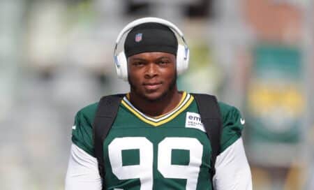 Packers rookie surprisingly claims spot among top-graded defenders in Week 14 vs Bears Green Bay Packers, Barryn Sorrel