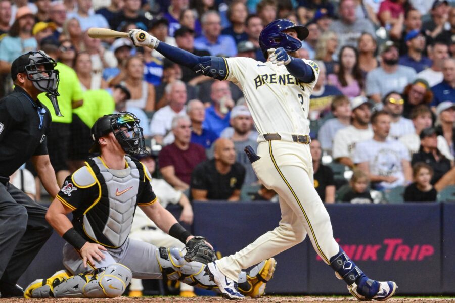 Milwaukee Brewers: Brice Turang Back in Lineup, Batting 6th, After Leaving Tuesday's Game with Pinky Discomfort 1 Milwaukee Brewers, Brice Turang, Brewers lineup, Pittsurgh Pirates
