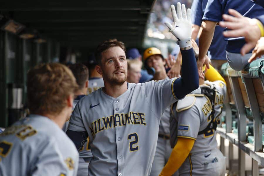 Milwaukee Brewers: Brice Turang's 8-HR August Closing in on Departed Slugger's '24 Mark, Right on Time for Weekend Series 3 Brice Turang, Milwaukee Brewers, Willy Adames