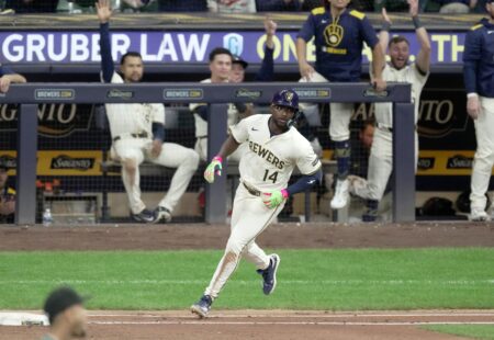 Joey Ortiz, Andruw Monasterio, Milwaukee Brewers, Brewers vs Blue Jays
