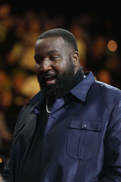 Kendrick Perkins says Bucks ‘Batman’ take in 2021 led to death threats 2 Dec 14, 2024; Las Vegas, Nevada, USA; Former NBA player Kendrick Perkins looks on during the fourth quarter between the Houston Rockets and the Oklahoma City Thunder. in a semifinal of the 2024 Emirates NBA Cup at T-Mobile Arena. Mandatory Credit: Kyle Terada-Imagn Images