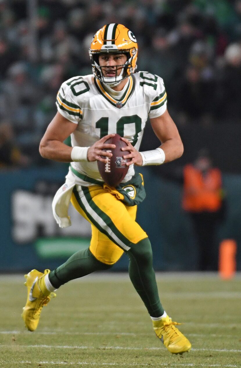 Green Bay Packers Fans Distraught Over Jordan Love Injury News Ahead of Preseason Week 2 1 Jan 12, 2025; Philadelphia, Pennsylvania, USA; Green Bay Packers quarterback Jordan Love (10) against the Philadelphia Eagles in an NFC wild card game at Lincoln Financial Field. Mandatory Credit: Eric Hartline-Imagn Images