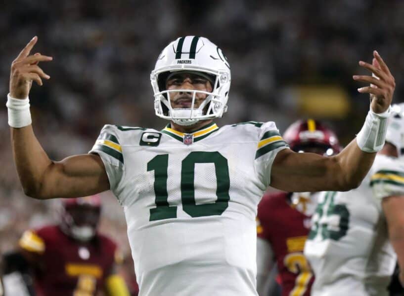 Green Bay Packers Schedule Retrospective... Just How Impressive Is Team's 5-1-1 Record in Hindsight? 2 Green Bay Packers quarterback Jordan Love (10)