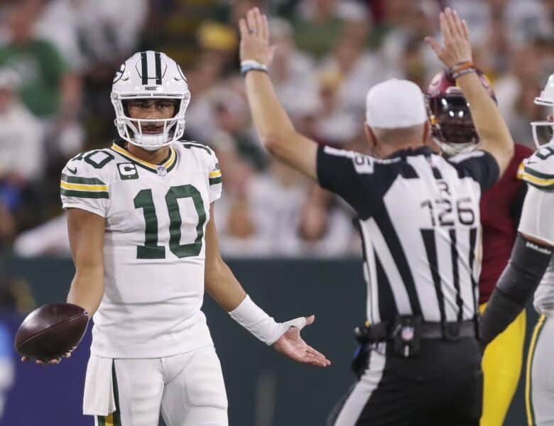 Green Bay Packers quarterback Jordan Love