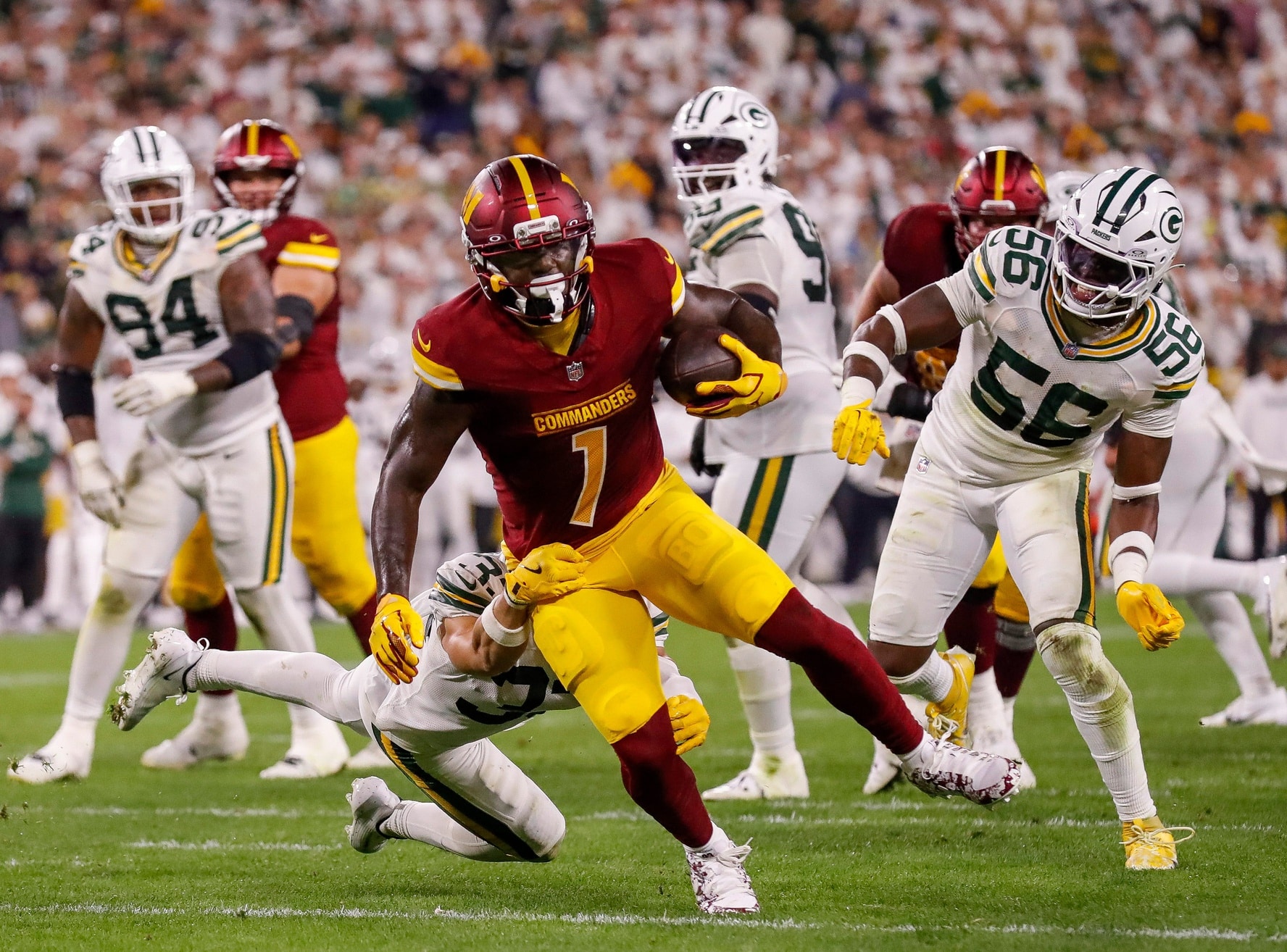 Packers can’t stop Commanders’ Deebo Samuel from making franchise history 1 Deebo Samuel, Washington Commanders, Green Bay Packers