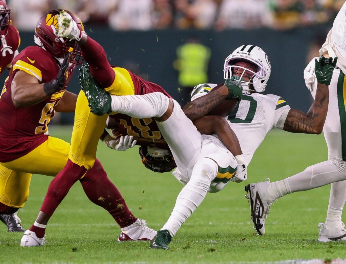 Matthew Golden turns heads with post after zero-catch game against Commanders 2 Green Bay Packers, Matthew Golden