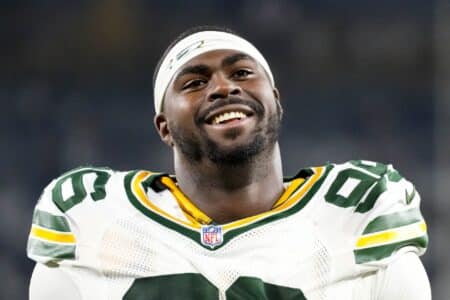 Green Bay Packers defensive lineman Colby Wooden