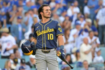 Milwaukee Brewers expected to try out Gold Glove outfielder at 3B following Caleb Durbin trade Milwaukee Brewers right fielder Sal Frelick (10)