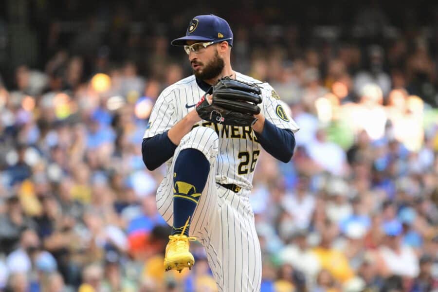 "You don’t want to lose that edge": Brewers fight to stay sharp during first round bye 1 Sep 14, 2025; Milwaukee, Wisconsin, USA; Milwaukee Brewers relief pitcher Aaron Ashby (26) throws against the St. Louis Cardinals in the fifth inning at American Family Field. Mandatory Credit: Benny Sieu-Imagn Images
