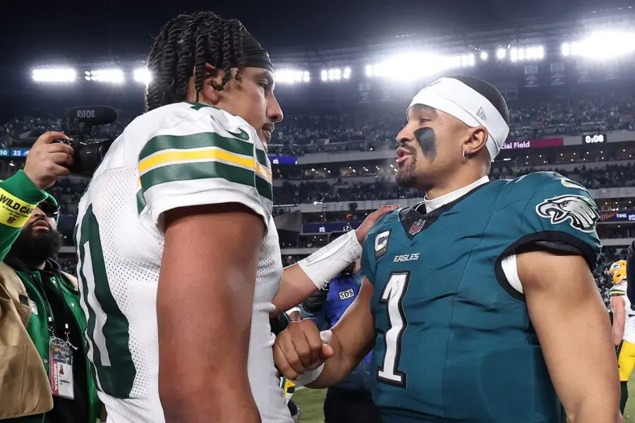 Fans are abuzz over Eagles’ major announcement just before Week 10 vs. Packers Green Bay Packers quarterback Jordan Love (10) and Philadelphia Eagles quarterback Jalen Hurts (1)