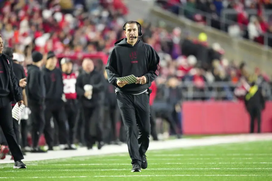 Wisconsin Badgers land final transfer wide receiver in Zion Kearney Nov 8, 2025; Madison, Wisconsin, USA; Wisconsin Badgers head coach Luke Fickell looks on during the second quarter against the Washington Huskies at Camp Randall Stadium. Mandatory Credit: Jeff Hanisch-Imagn Images