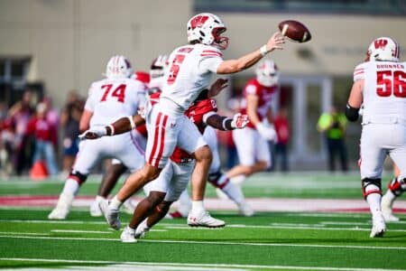 Three Sack First-Half Fuels Wisconsin Badgers as team trails Tough #2 Indiana Wisconsin Badgers