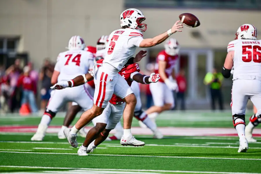 Three Sack First-Half Fuels Wisconsin Badgers as team trails Tough #2 Indiana Wisconsin Badgers