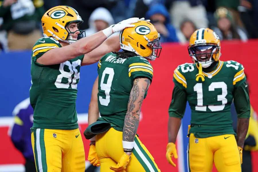 Packers' Christian Watson quietly having career year, adds 2 TDs vs Bears 2 Christian Watson, Green Bay Packers,