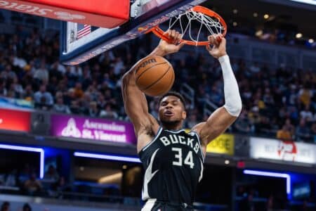Giannis has seized role as Bucksโ solo star by starting off on historic pace Giannis Antetokounmpo, Milwaukee Bucks