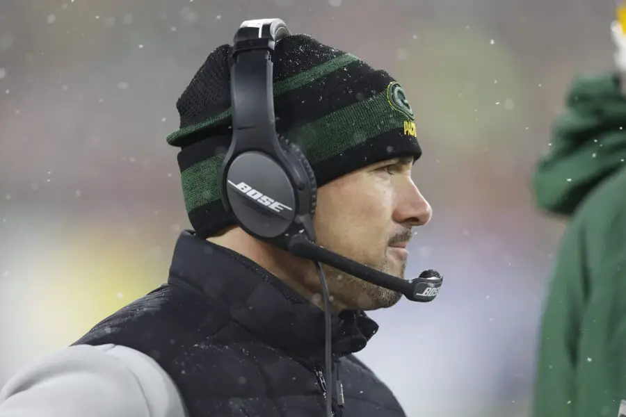 Bill Simmons’ striking assessment of Packers’ Matt LaFleur is blowing up online Jan 22, 2022; Green Bay, Wisconsin, USA; Green Bay Packers head coach Matt LaFleur looks on from the sidelines in the second half against the San Francisco 49ers during a NFC Divisional playoff football game at Lambeau Field. Mandatory Credit: Jeff Hanisch-Imagn Images