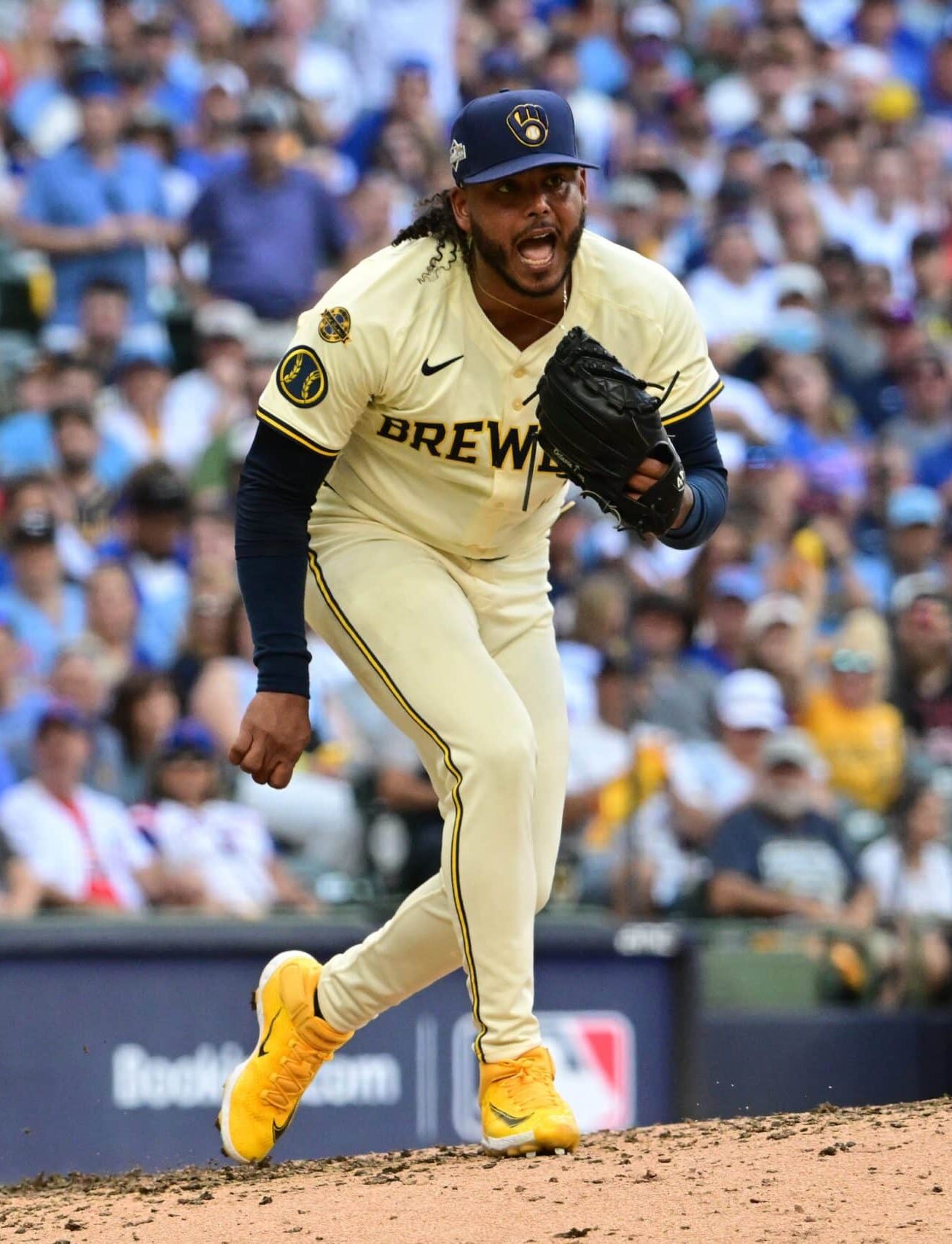 Milwaukee Brewers: Christian Yelich breaks silence on Freddy Peralta trade in social media post 1 Milwaukee Brewers, Freddy Peralta, Los Angeles Dodgers