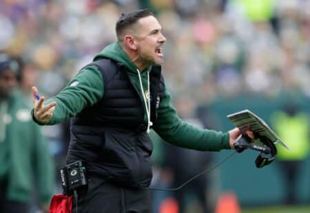 Packers assistant named top candidate for top head coaching job Green Bay Packers head coach Matt LaFleur reacts to a call by officials during their football game against the Minnesota Vikings Sunday, November 23, 2025, at Lambeau Field in Green Bay, Wisconsin. © Dan Powers/USA TODAY NETWORK-Wisconsin / USA TODAY NETWORK via Imagn Images