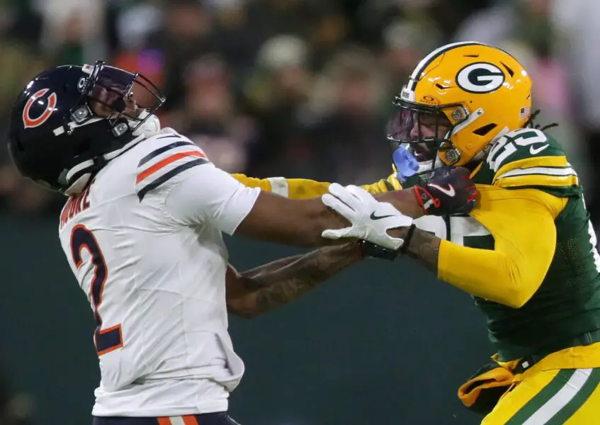 3 Ways the Mighty Green Bay Packers Defense Shut Down Ben Johnson's Chicago Bears 4 Keisean Nixon, Green Bay Packers, Chicago Bears, Josh Jacobs