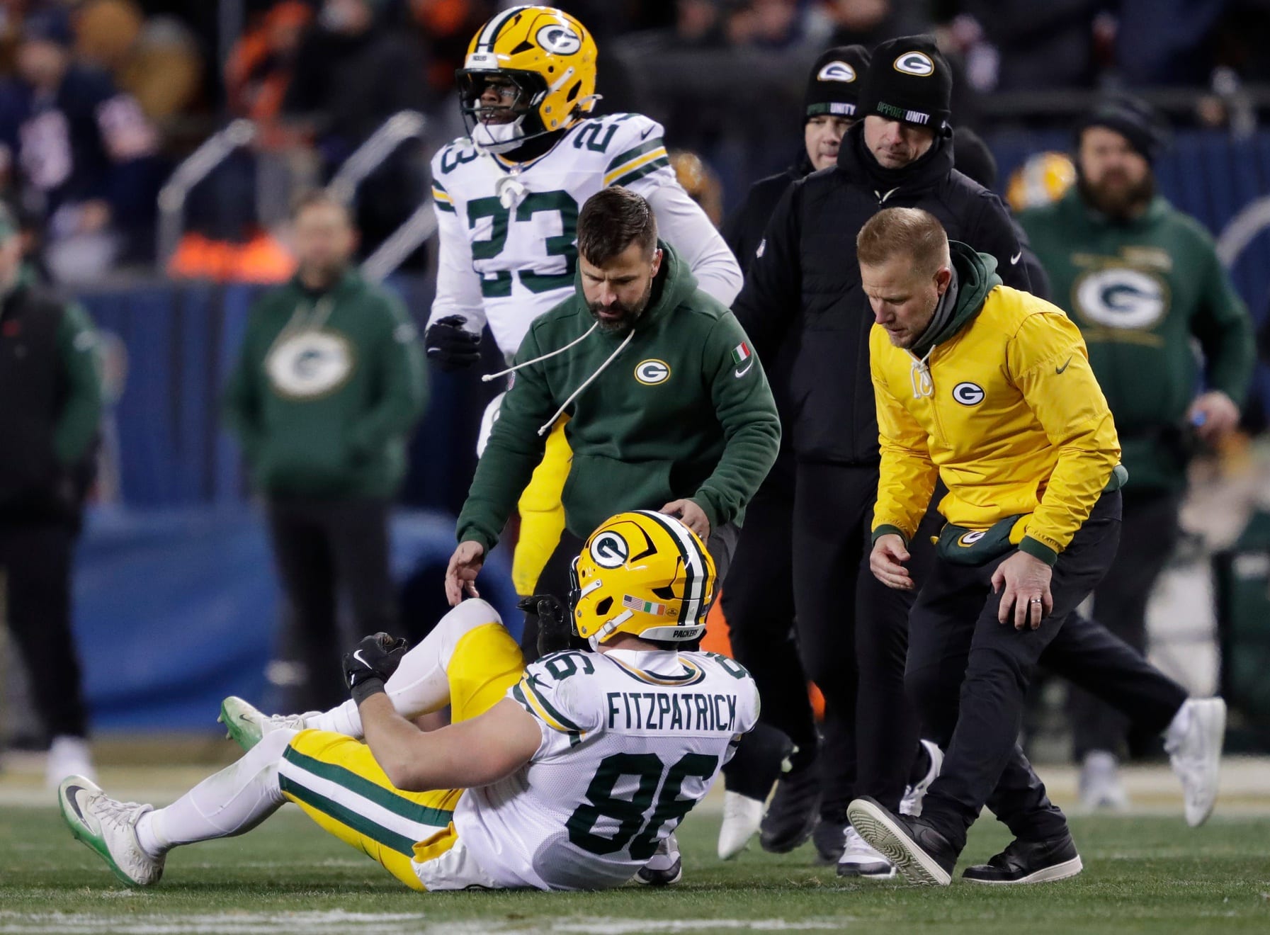 Packers suffer another TE injury blow in Week 16 meltdown against Bears 1 John FitzPatrick, Green Bay Packers, Chicago Bears